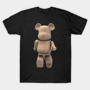 Wood Bearbrick T-Shirt